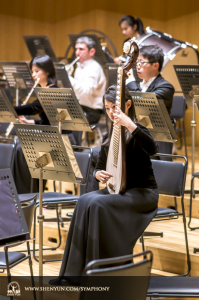 Yu-Ru Chen se rozehrává na čínské pipě, „královně čínských nástrojů“. (fotil TK Kuo)